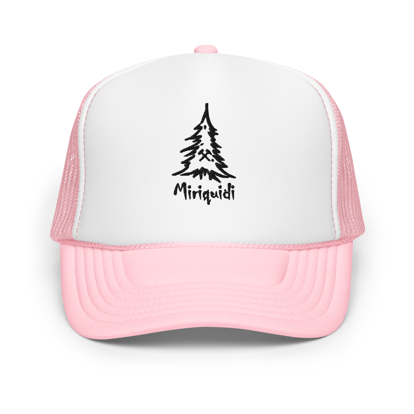 Trucker-Cap mit Schaumstoff-Front (schwarzes Logo auf hellen Farben)