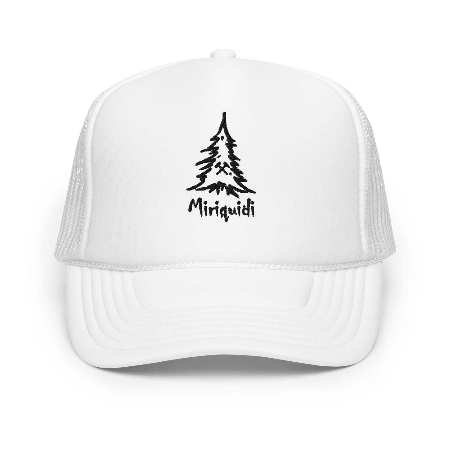 Trucker-Cap mit Schaumstoff-Front (schwarzes Logo auf hellen Farben)