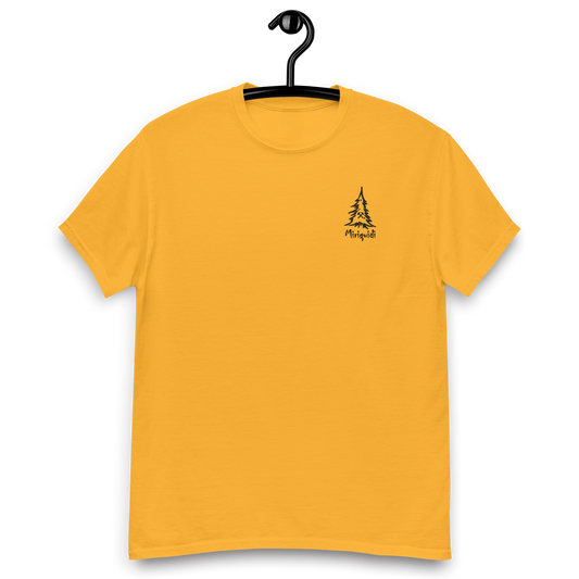 Miriquidi Basic T-Shirt Unisex (schwarzes gesticktes Logo auf hellen Farben)