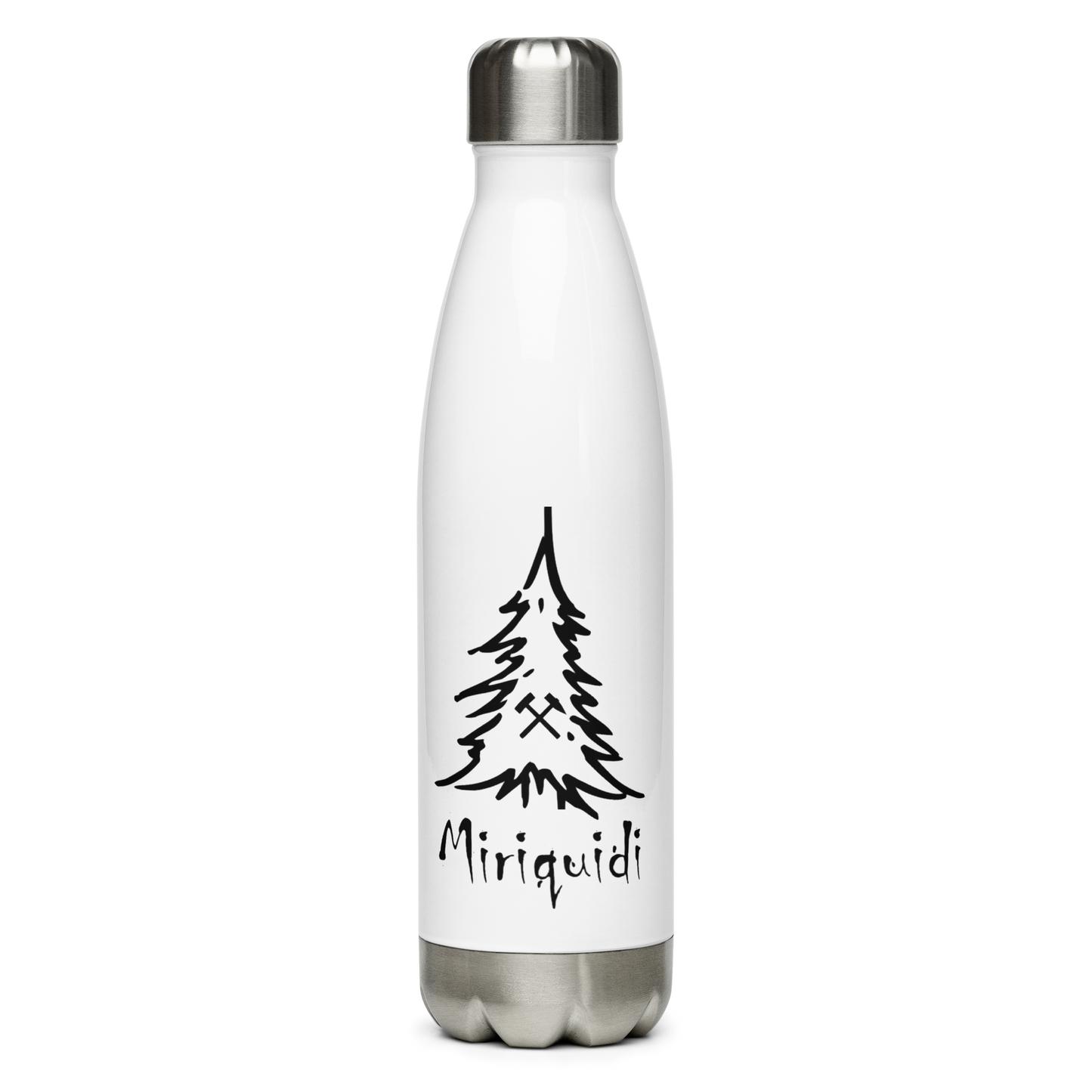 Miriquidi Edelstahl Trinkflasche (weiß)
