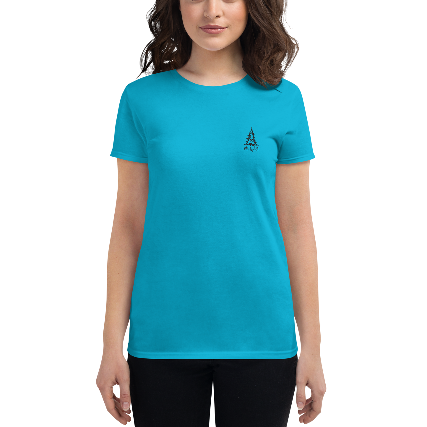 Short sleeve T-shirt (schwarzes Logo auf hellen Farben)