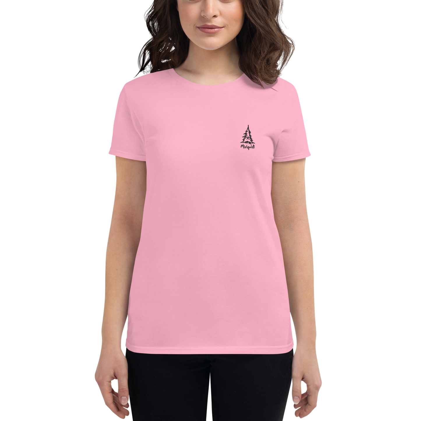 Short sleeve T-shirt (schwarzes Logo auf hellen Farben)